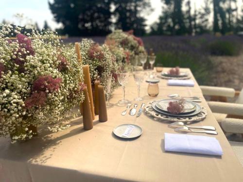 Décoration et mise en place table